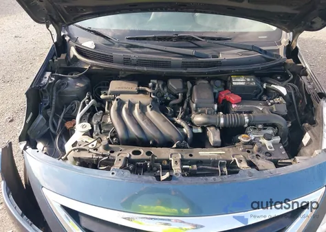 2016 Nissan Versa 1.6 S+ z USA, uszkodzony, nr VIN 3N1CN7AP2GL827095